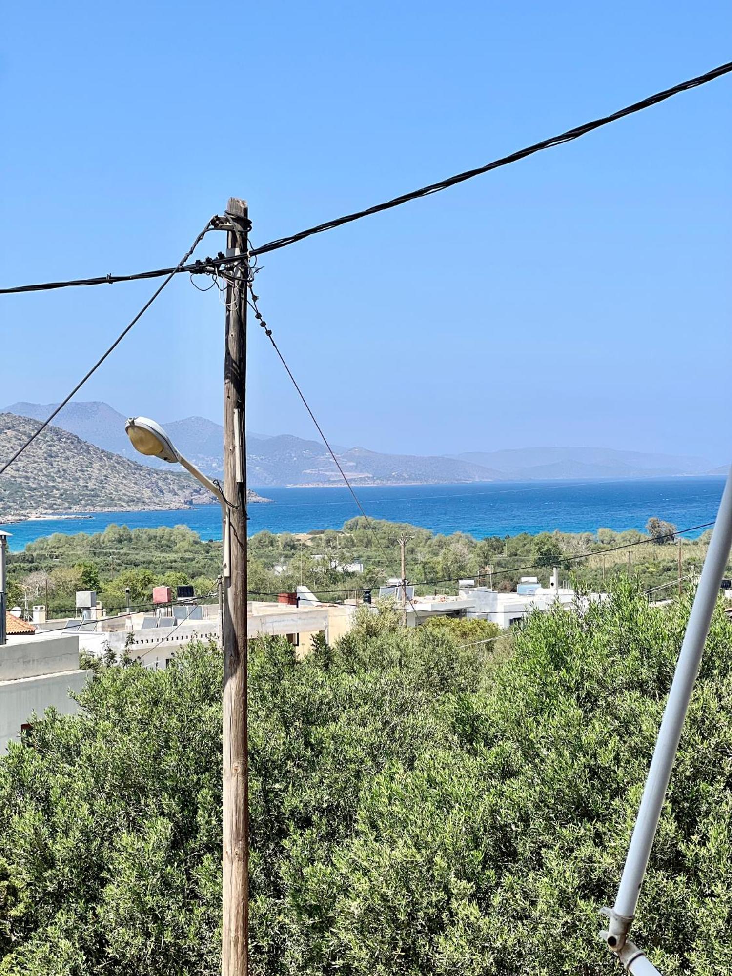 “Shiny” Sea View Apartment At Istron Agios Nikolaos  Exterior photo